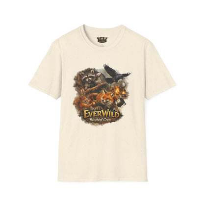 EverWild Mishief Crew — Woodland Fun Camping Graphic Tee