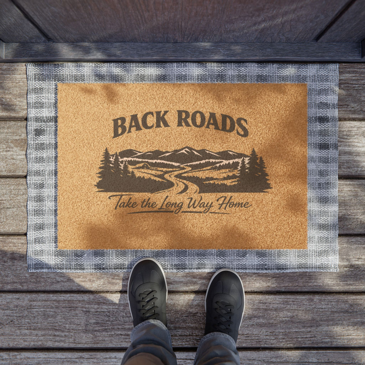 Take the Long Way Home Doormat