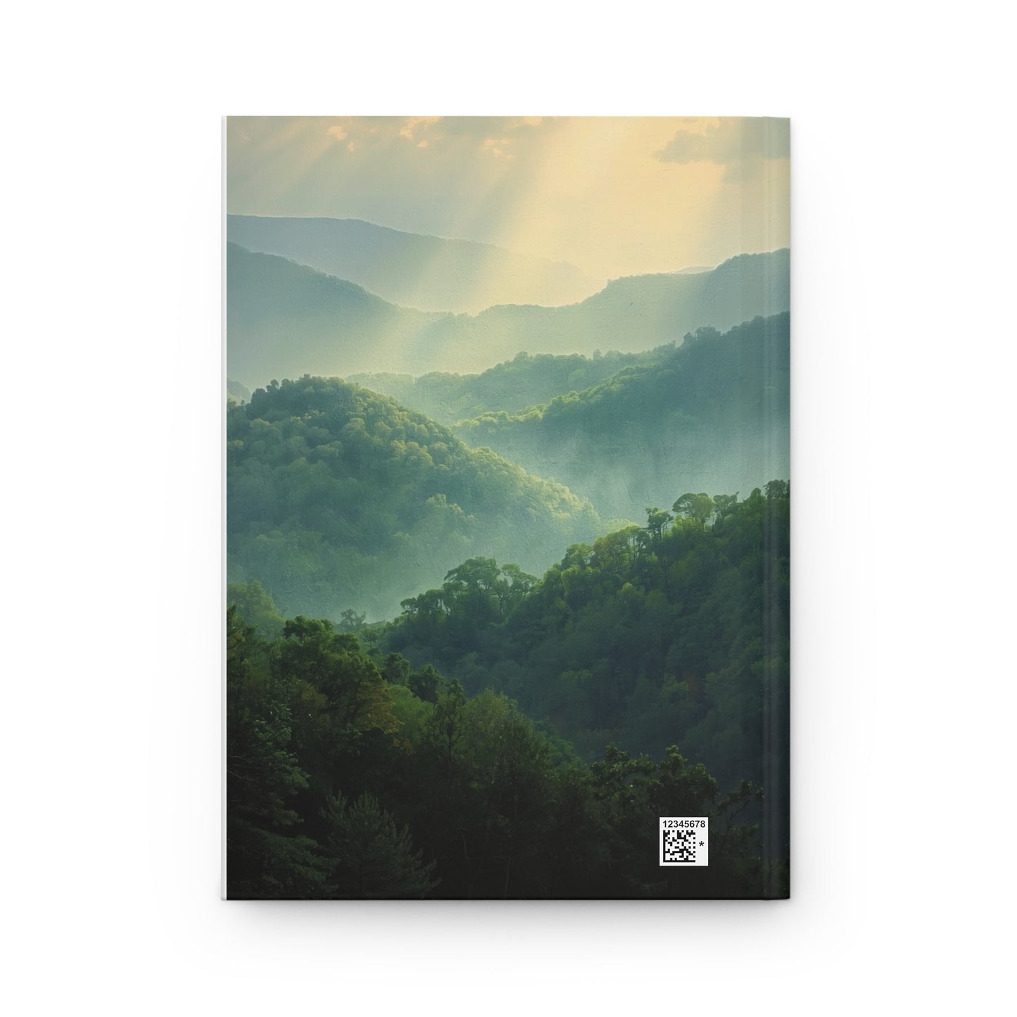 EverWild Nature Feather Hardcover Journal — Forest Scene Notebook