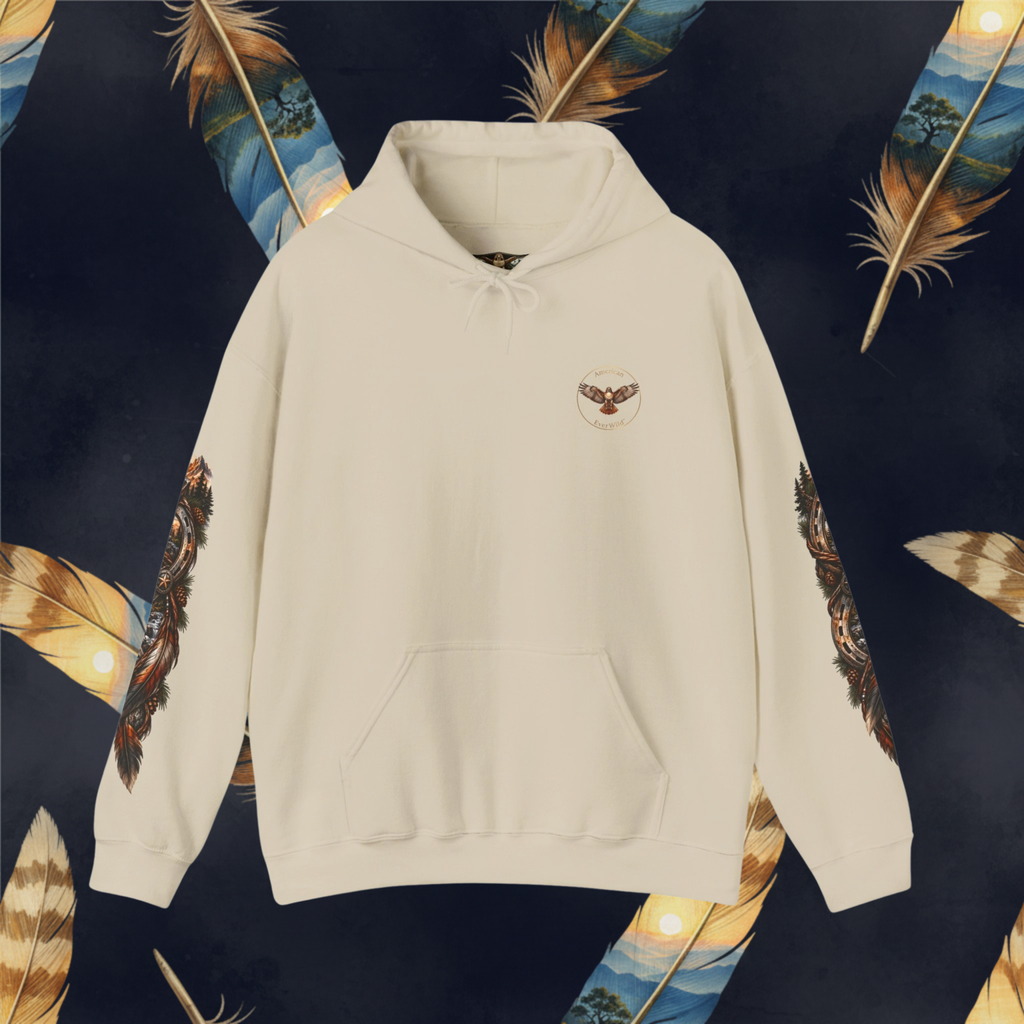 Bonded by the Wild—Horse and Rider Graphic Men's Hoodie