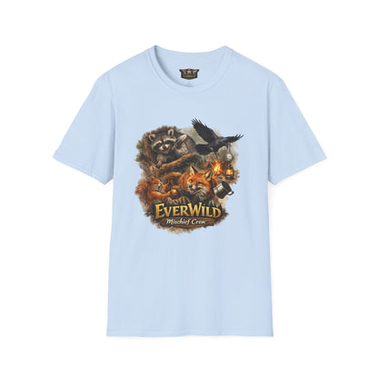 EverWild Mishief Crew — Woodland Fun Camping Graphic Tee