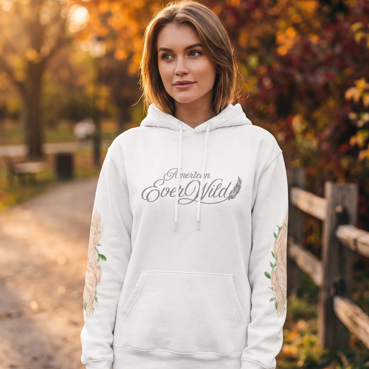 Floral Jesus Back Design — EverWild Faith™
