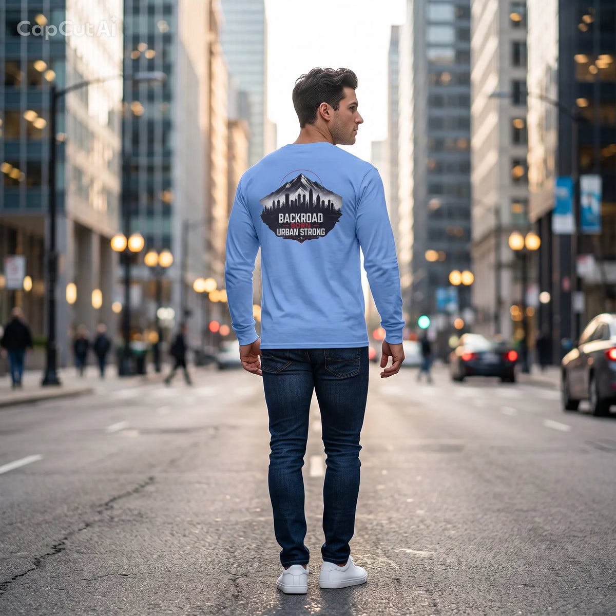 BackRoad Born—Urban Strong Long Sleeve Tee