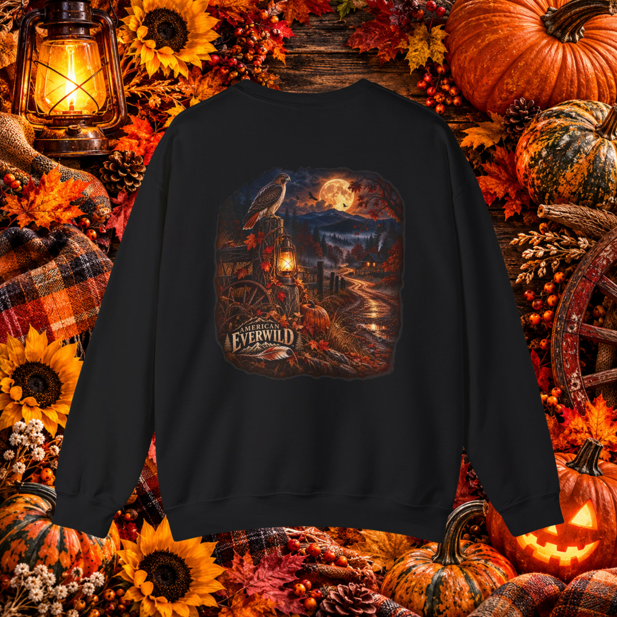 BackRoads After Dark | Fall Outdoor Crewneck Sweatshirt