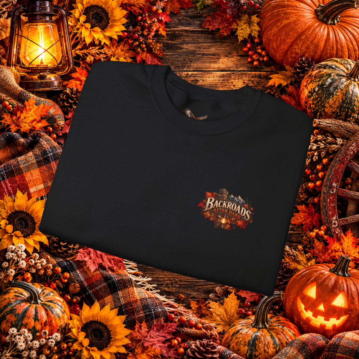 BackRoads After Dark | Fall Outdoor Crewneck Sweatshirt