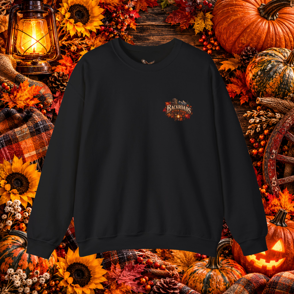 BackRoads After Dark | Fall Outdoor Crewneck Sweatshirt