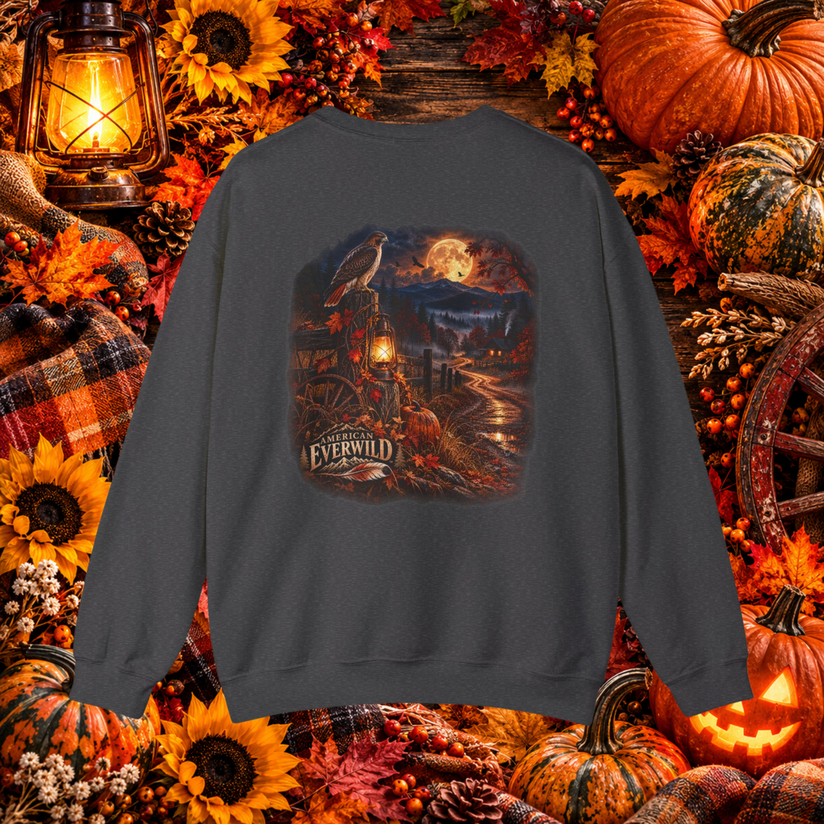 BackRoads After Dark | Fall Outdoor Crewneck Sweatshirt
