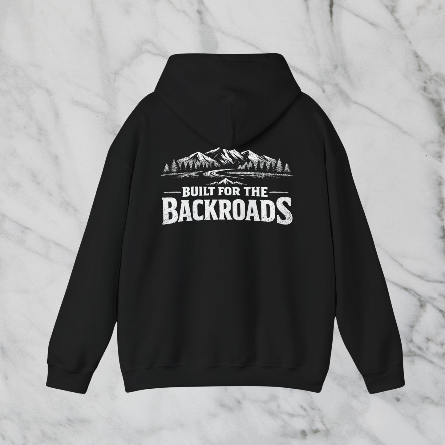 Built for the Backroads Men’s Hoodie — Mountain Adventure Pullover