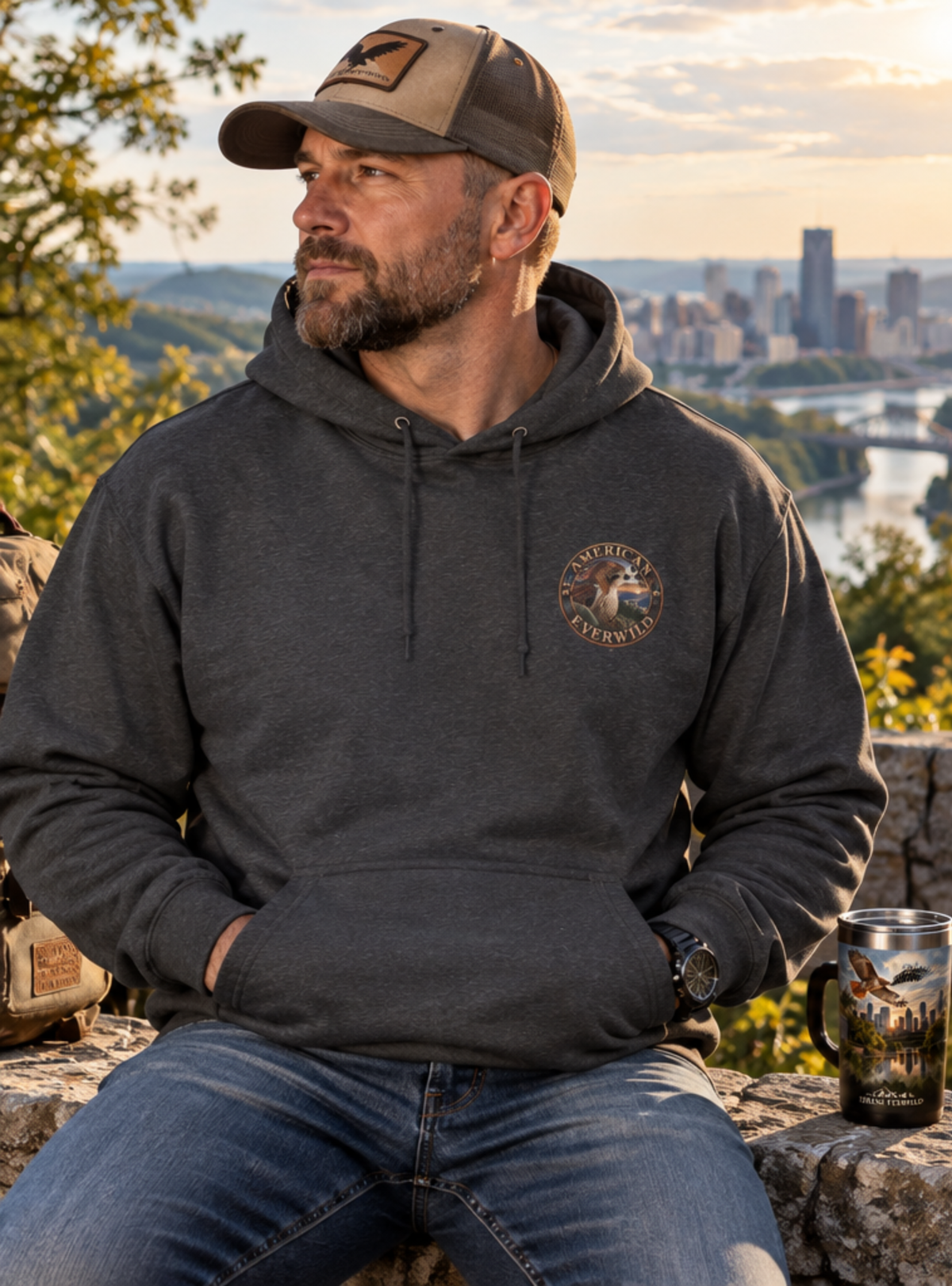 Nature Never Left — Urban Grpahic Hoodie