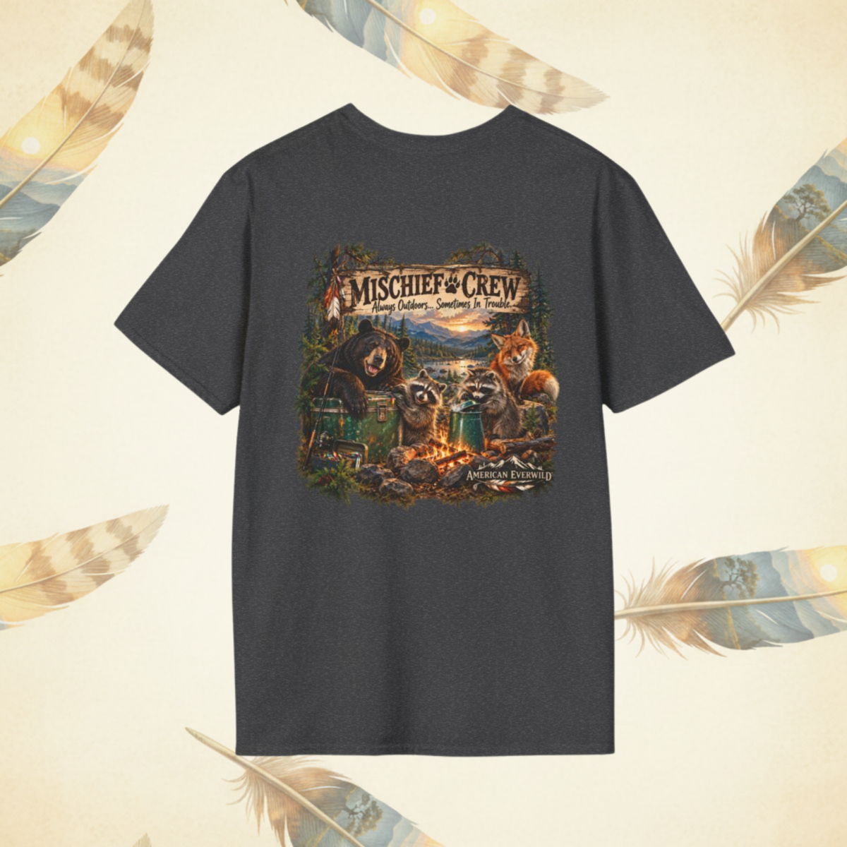 Mischief Crew — Woodland Wildlife Graphic Tee