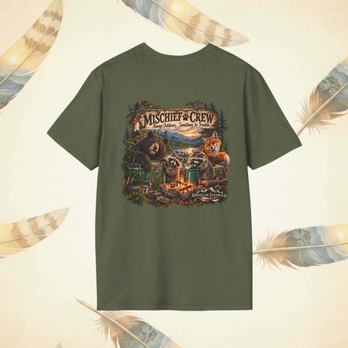 Mischief Crew — Woodland Wildlife Graphic Tee