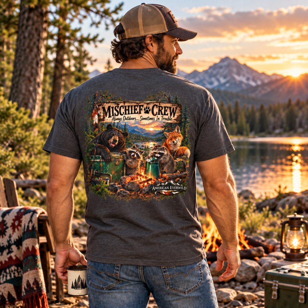 Mischief Crew — Woodland Wildlife Graphic Tee