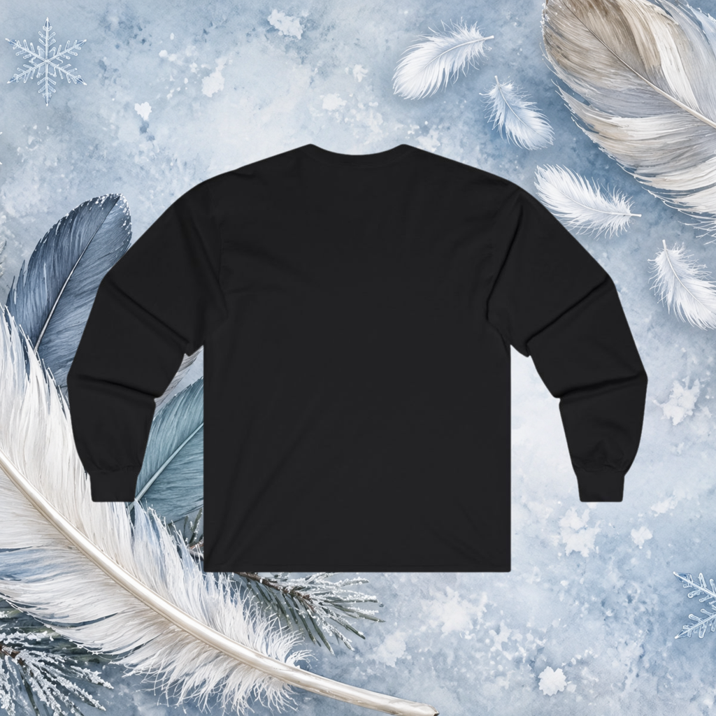 Holiday Cheer Has Limits — Highland Cow Christmas Long Sleeve Tee