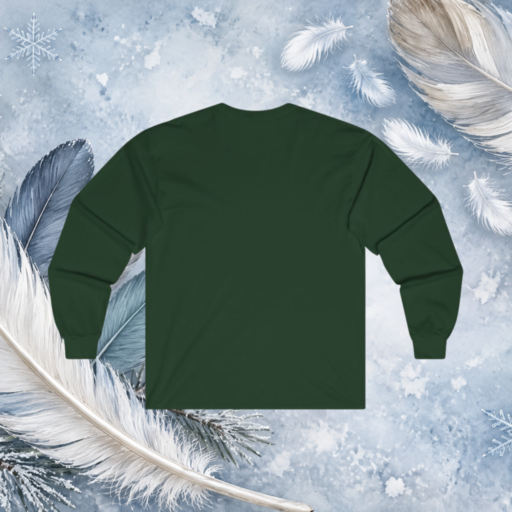 Holiday Cheer Has Limits — Highland Cow Christmas Long Sleeve Tee