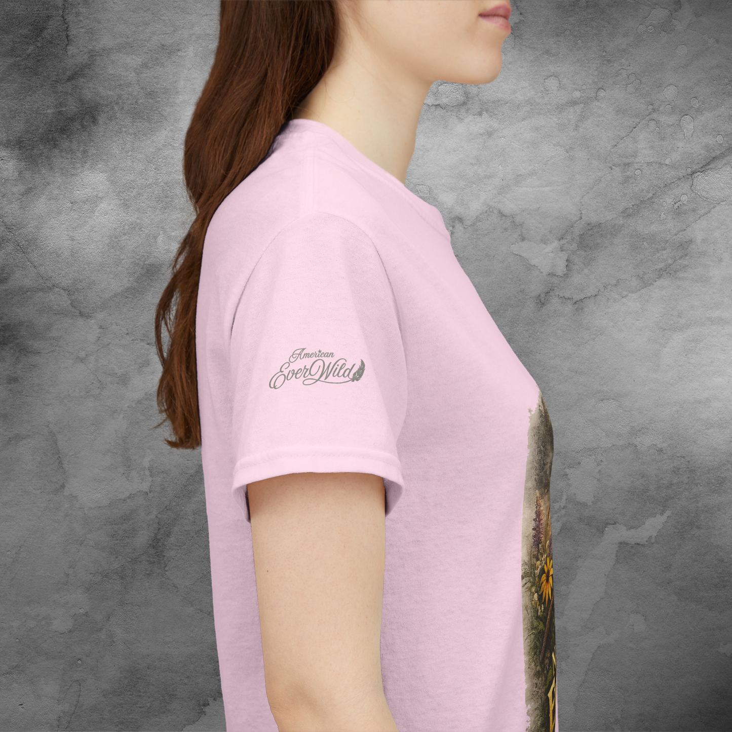 Nature Grows Everwild T-Shirt — Vintage Mountain Wildflower Tee