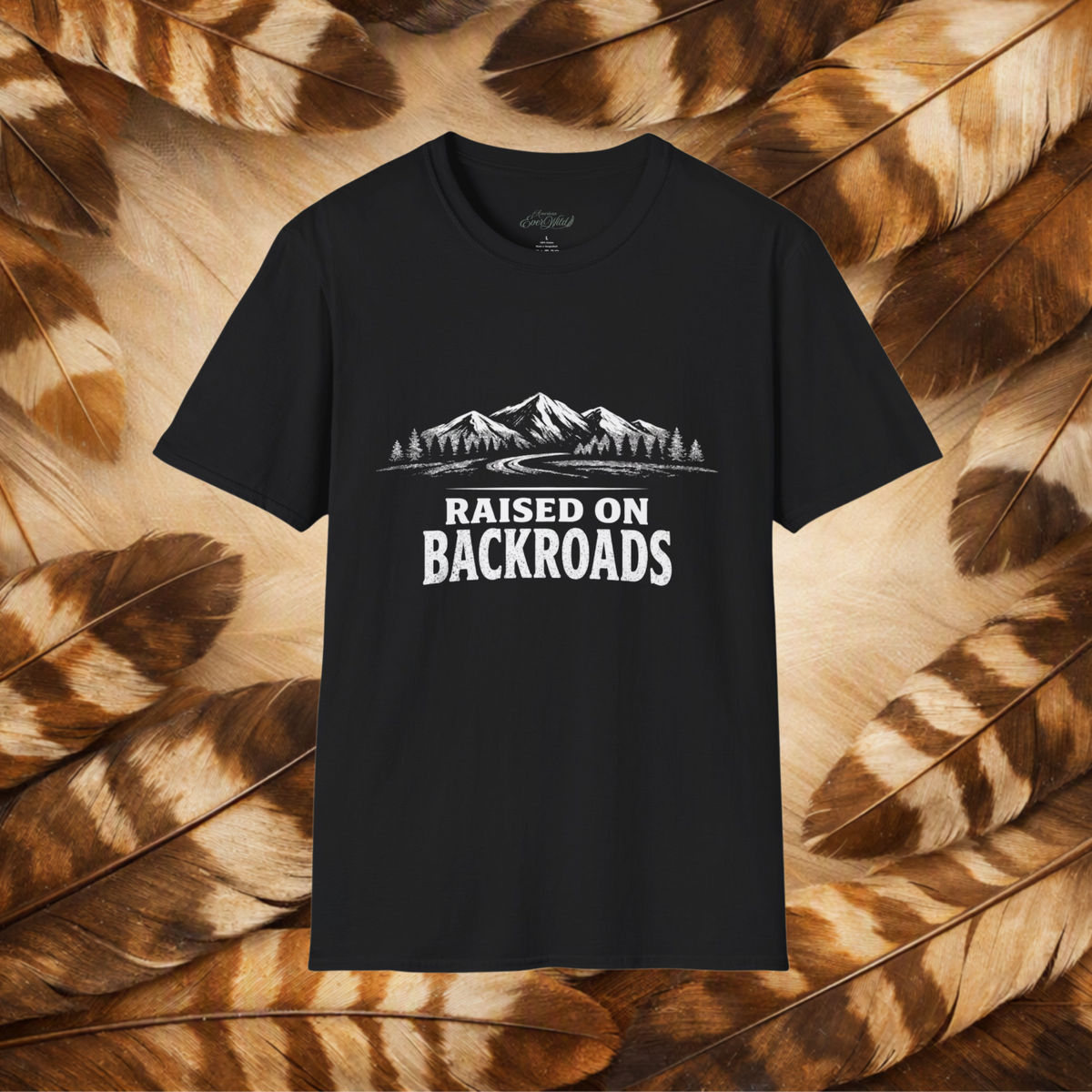 Raised on BackRoads Women’s Tee — Country Roads Spirit