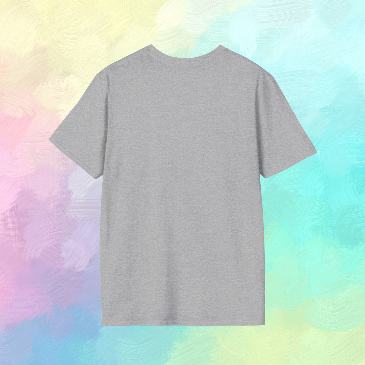 Sport grey crewneck T-shirt with short sleeves