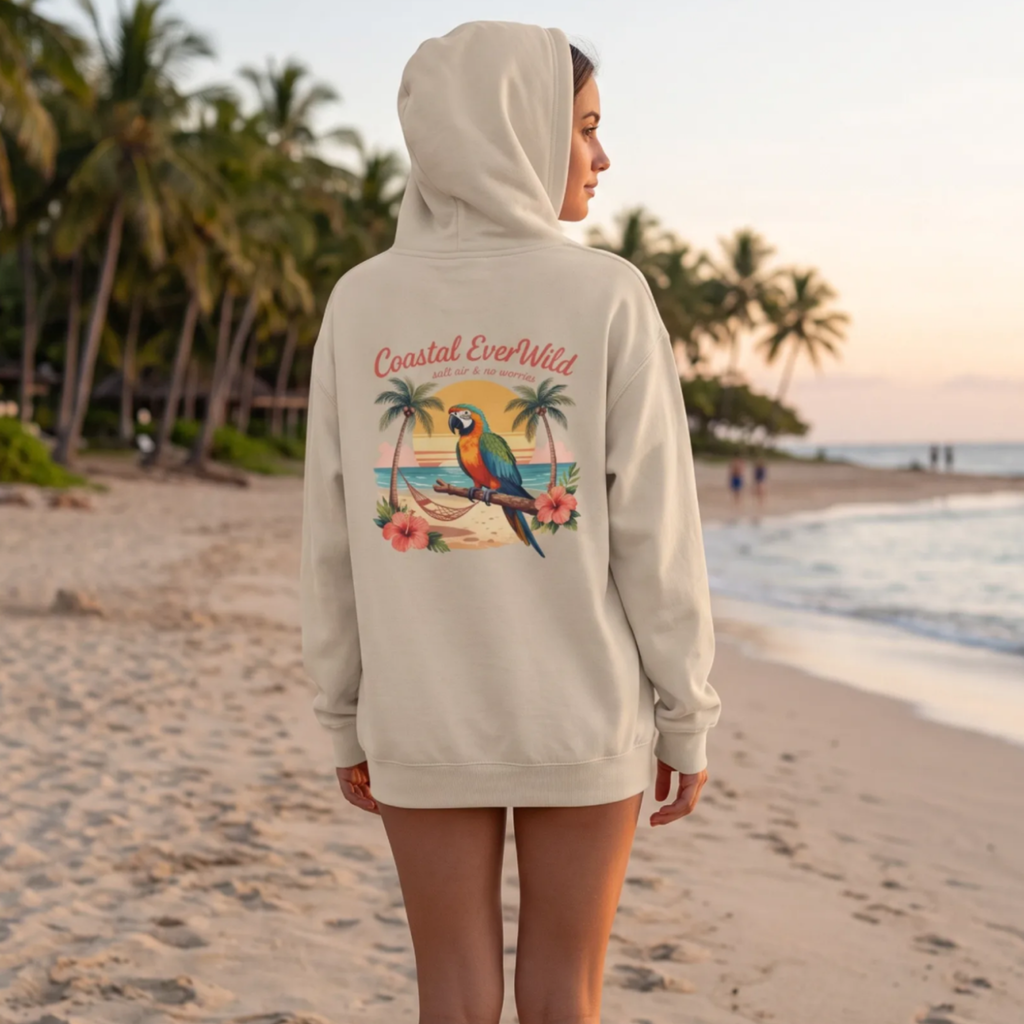 Salt Air & No Worries—Coastal Hoodie