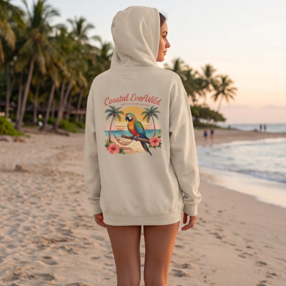 Salt Air & No Worries—Coastal Hoodie