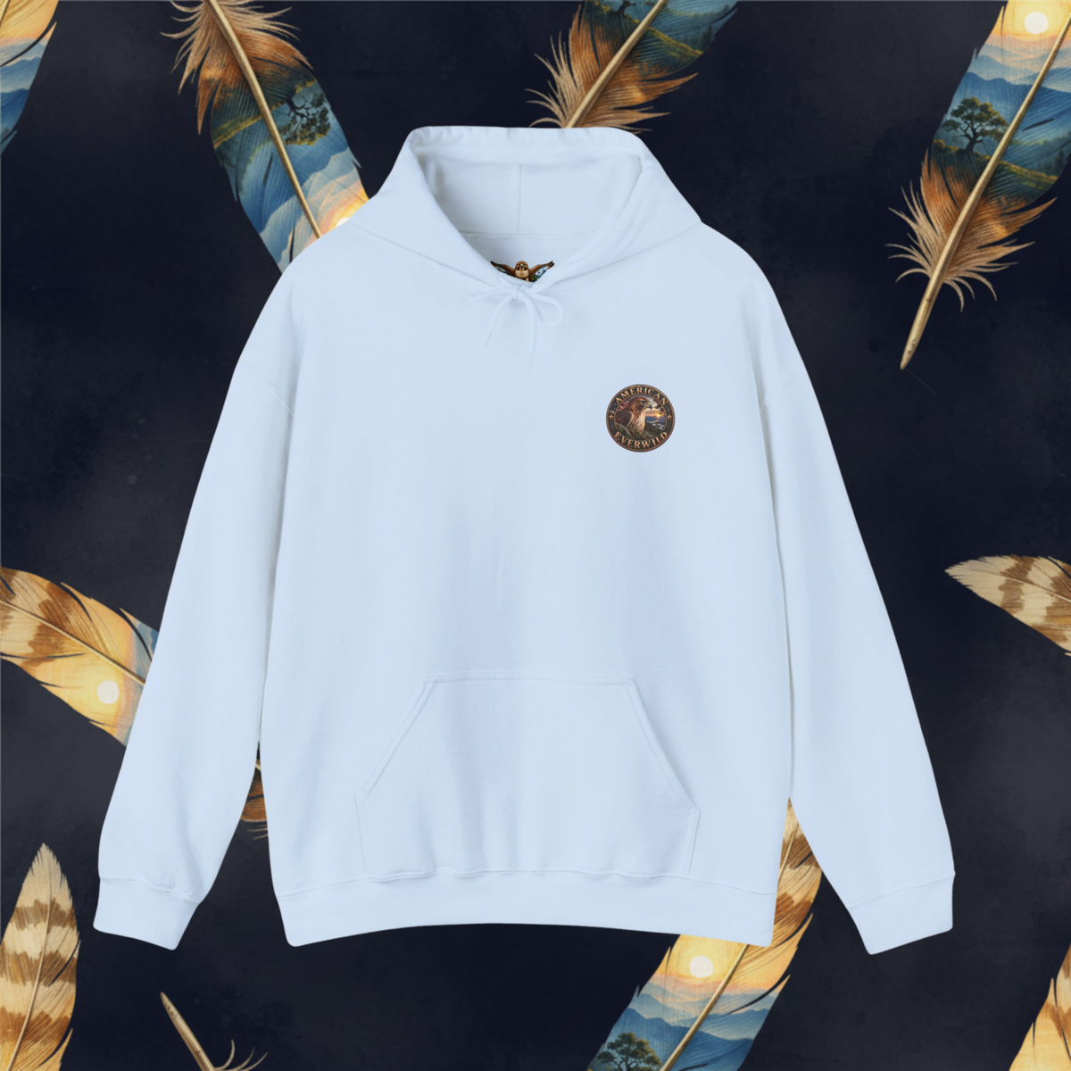"Wild Lives Here" Hooded Women’s Hoodie — Urban Graphic