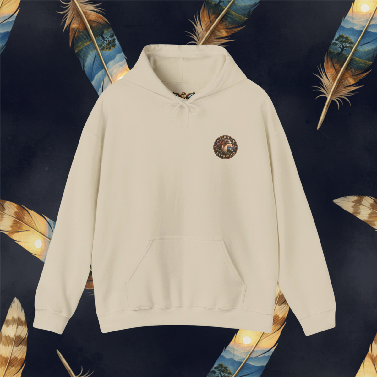 "Wild Lives Here" Hooded Women’s Hoodie — Urban Graphic