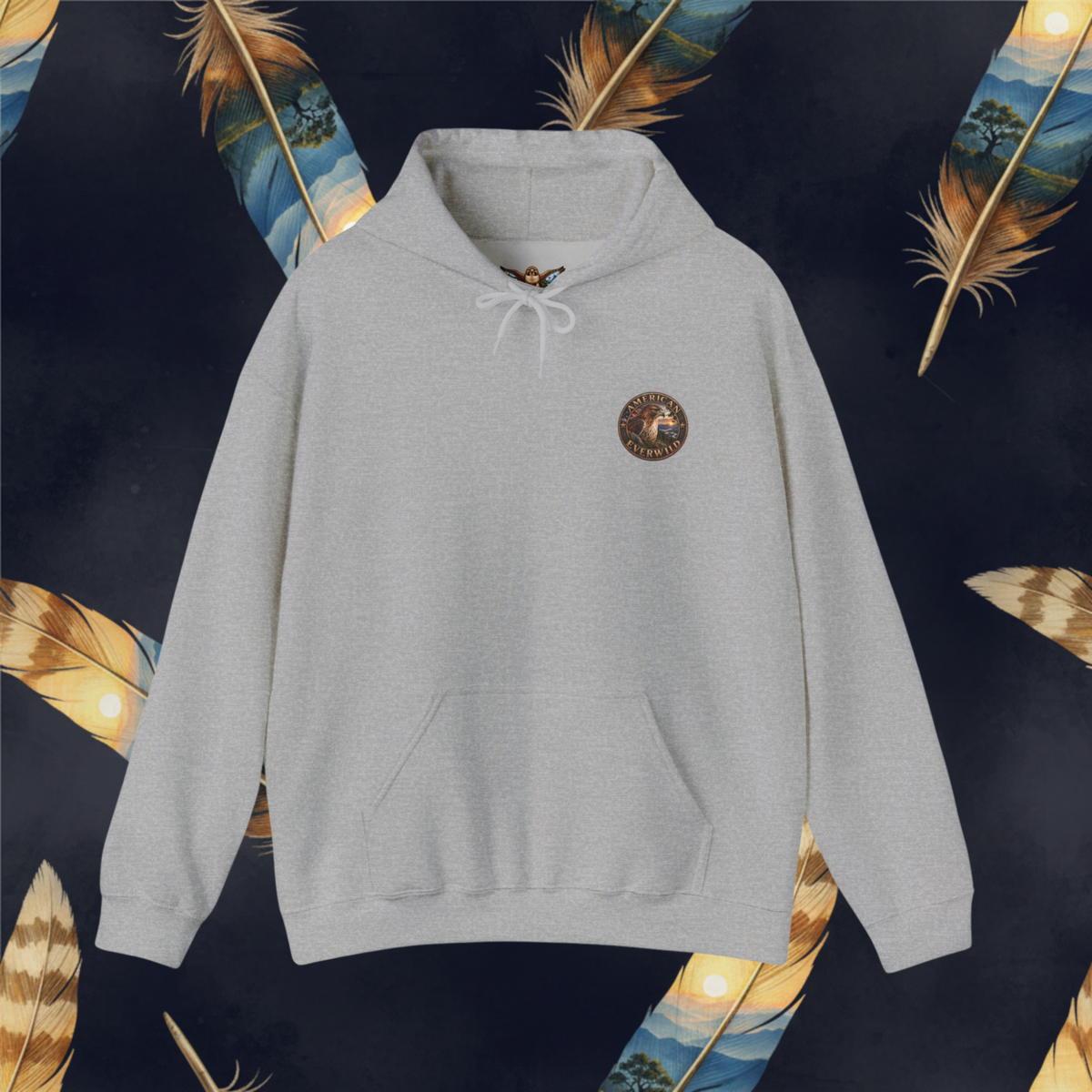 "Wild Lives Here" Hooded Women’s Hoodie — Urban Graphic