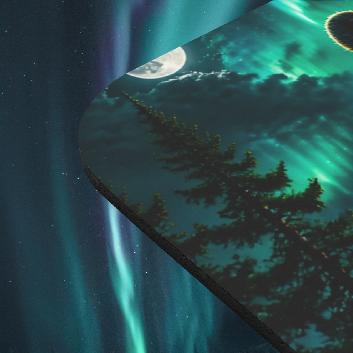 Aurora Wildborn — Northern Lights Bear Mousepad