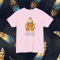Gathered In His Name — Feather Prayer T‑Shirt (Psalm 91 Faith Tee)